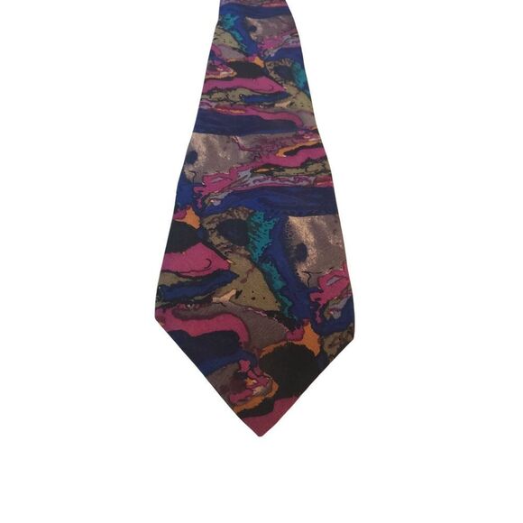 J Garcia 'Capillaries' Neck Tie Men Luxury Designer Collection Four (4) Abstract - Picture 1 of 12
